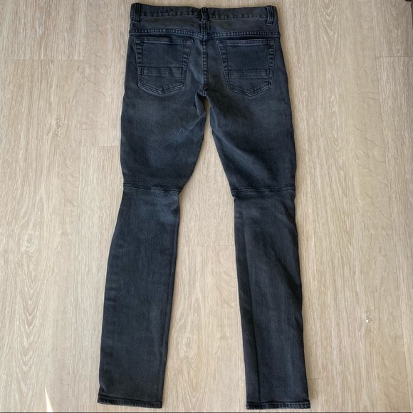 PacSun Stacked Skinny High-Rise Faded Black Jeans - Picture 6 of 7